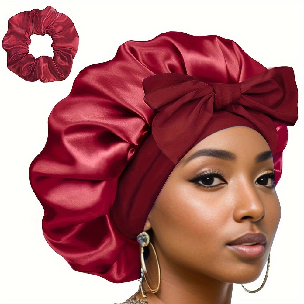 Bonnet en satin - Mysolaya