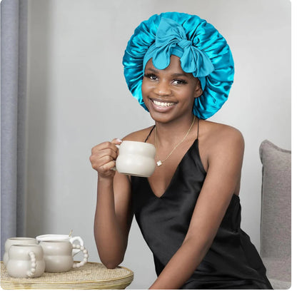 Bonnet en satin - Mysolaya