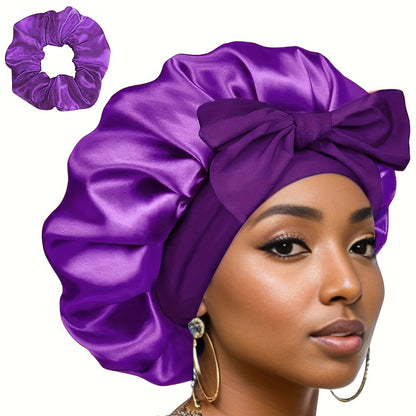 Bonnet en satin - Mysolaya